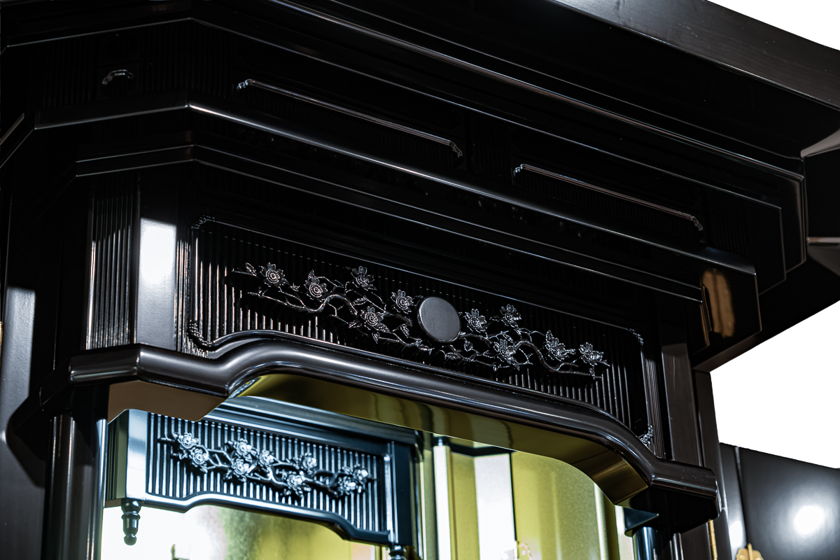 厨子型仏壇王者｜黒檀｜徳島仏壇｜自動扉｜個人会館｜特別特装御本尊