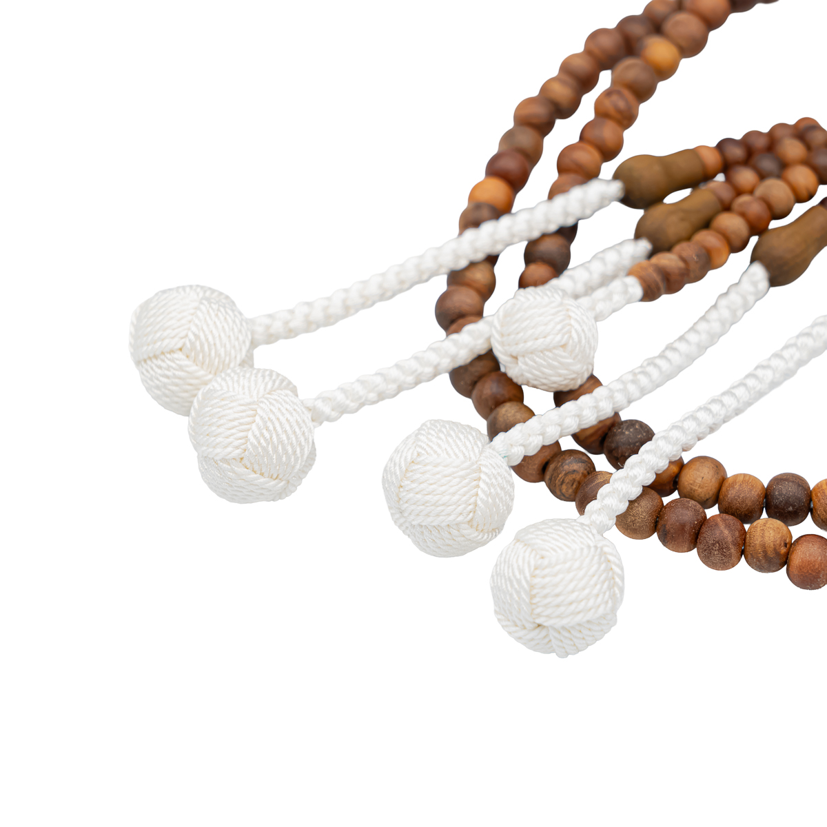 白檀 数珠 尺二（特大・男性向け） 木 カガリ梵天 創価学会念珠