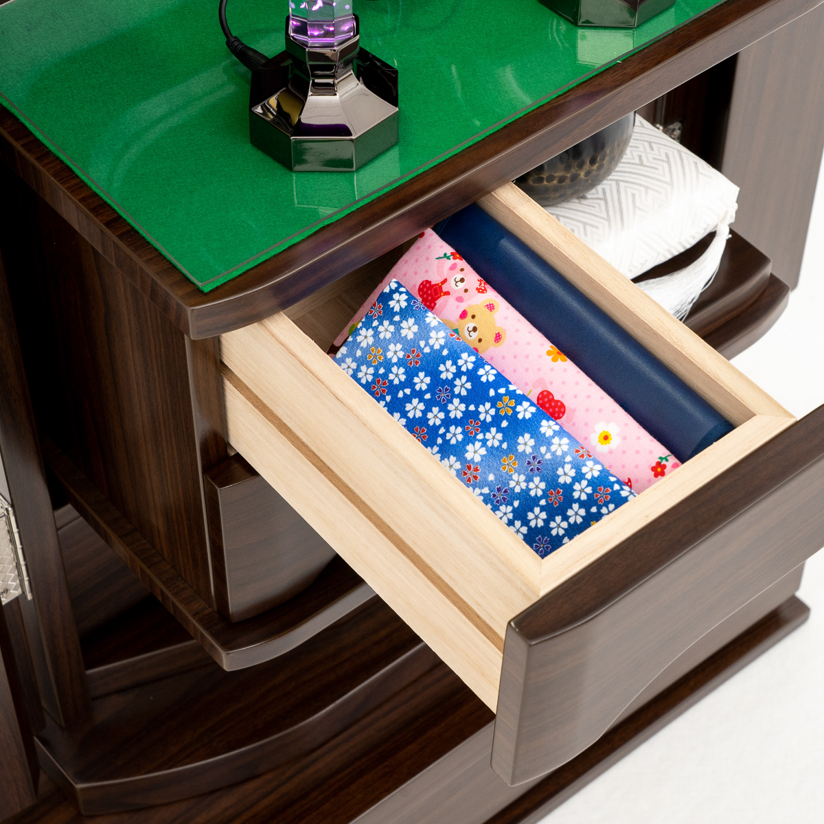 家具調仏壇レスペ｜ウォールナット調｜アクリル扉｜特装御本尊対応