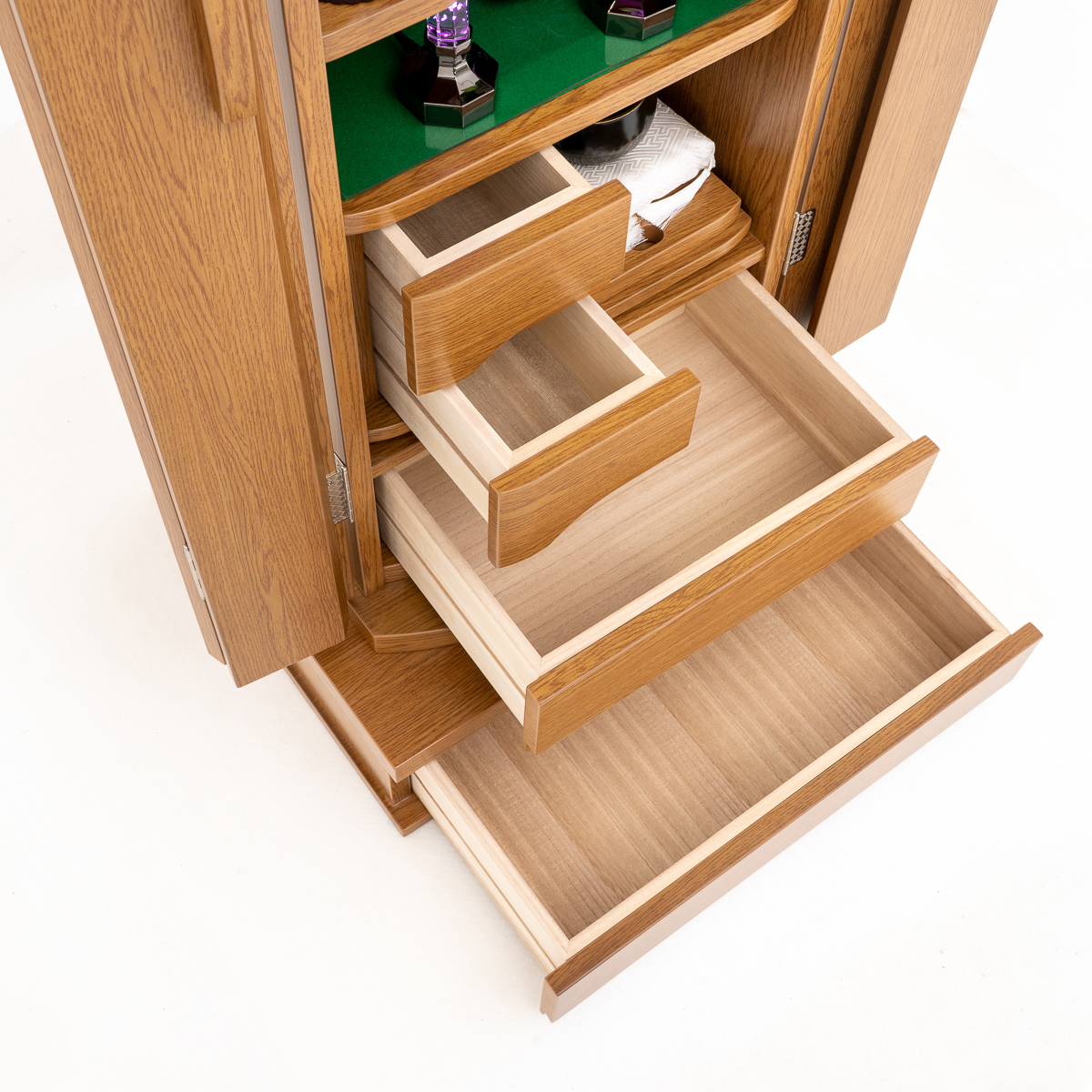 家具調仏壇レスペ｜ウォールナット調｜アクリル扉｜特装御本尊対応