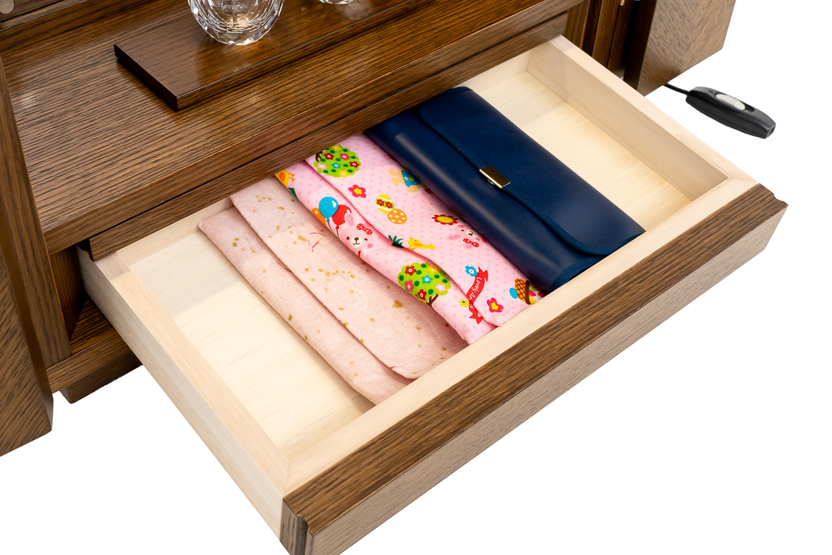 上置き調仏壇せせらぎ｜ナラダーク｜徳島仏壇｜アクリル扉｜特装御本尊