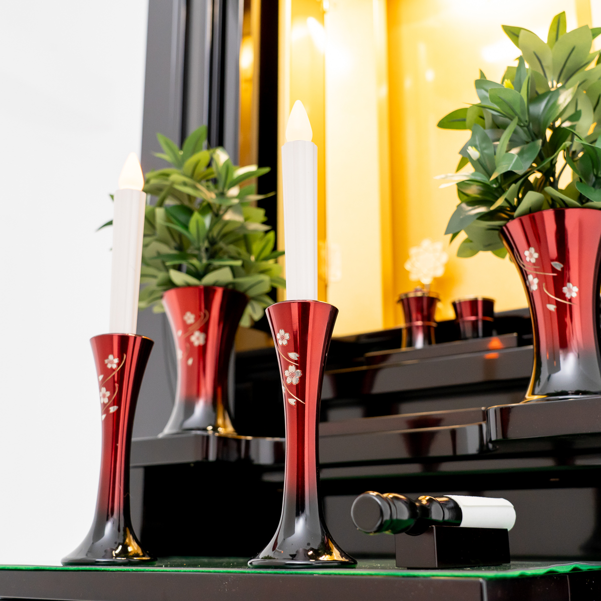 家具調仏壇ローズ｜紫檀｜徳島仏壇｜自動扉｜椅子対応｜特装御本尊対応