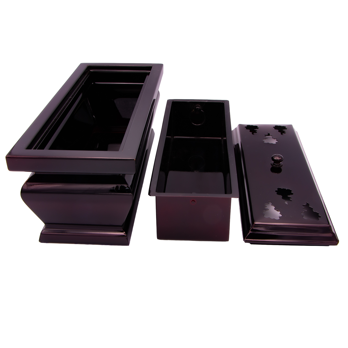 角香炉板角 銅器 8寸 ワイン 寸法9.5cm×24cm×10cm 創価学会仏具
